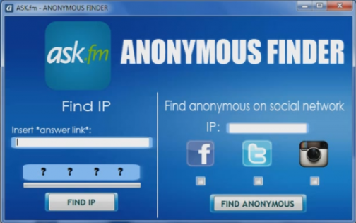 Ask.fm Anonymous Finder