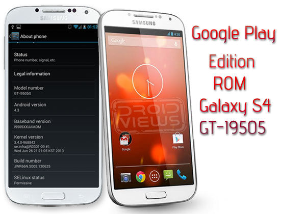 Google Play Edition Galaxy S4