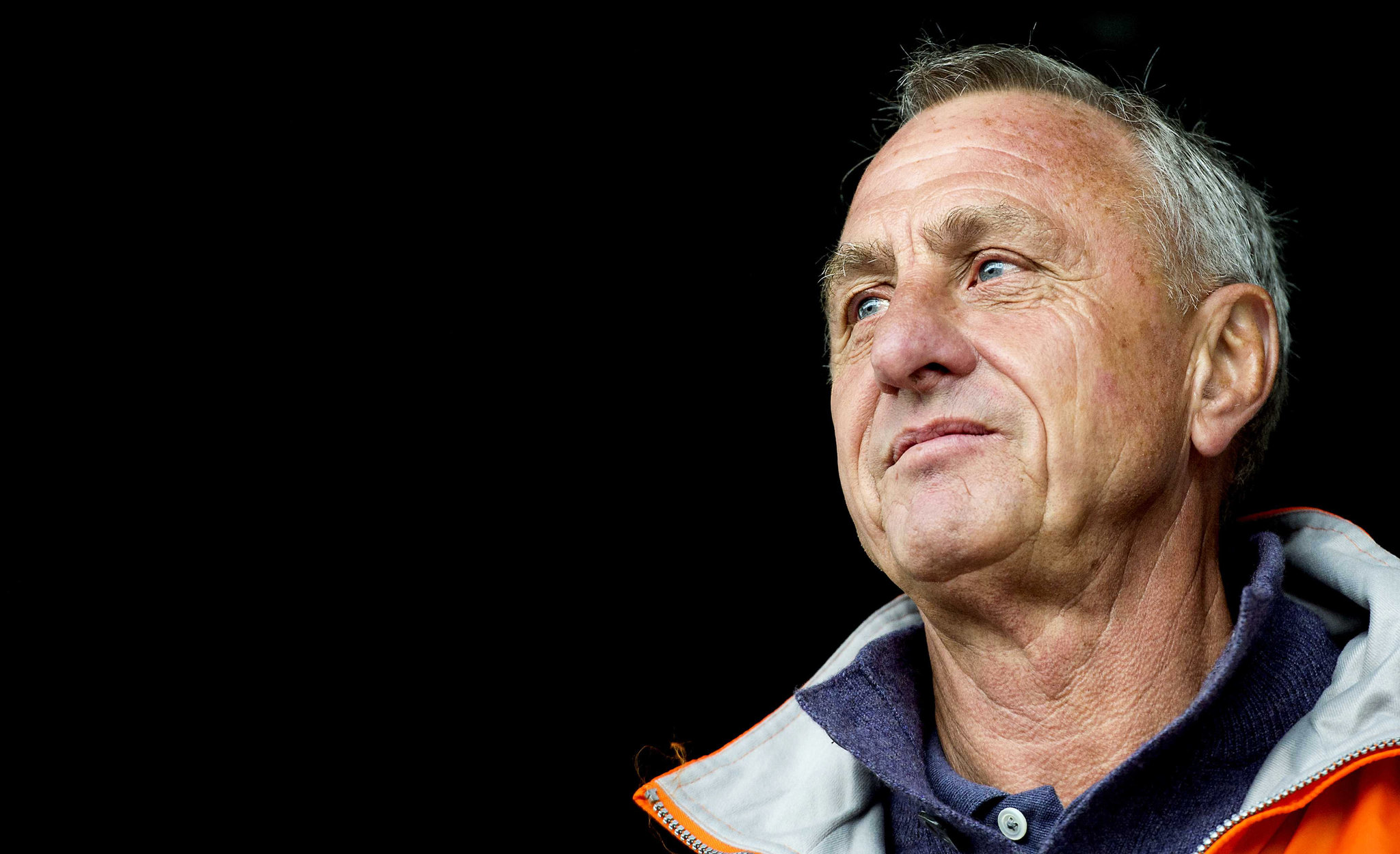 Johan Cruyff, ex fuoriclasse dell'Olanda e del Barcellona.