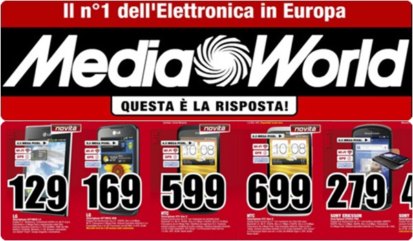 Offerte volantino Mediaworld, Ottobre 2015: tutte le info e prezzi occasioni tablet, smartphone, tv LCD, Samsung, Apple e Sony