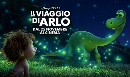 Il viaggio di Arlo arriva nelle sale cinematografiche il nuovo cartone Disney Pixar