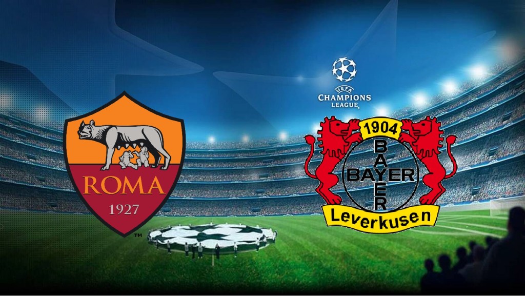 Roma-Bayer Leverkusen, Champions League.