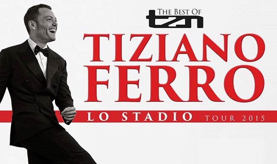 Tiziano Ferro il 30 dicembre 2015 su Rai 1 con lo speciale Lo Stadio