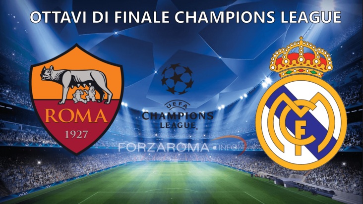 Info live streaming Roma Real Madrid, diretta andata ottavi Champions 2016