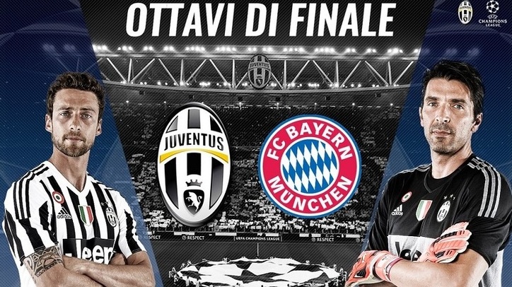 Info orario diretta tv delle partite di Roma e Juventus negli ottavi di Champions